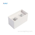 Dual-Head Surface Mount Rectangular Justerable LED Downlight